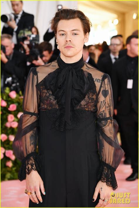 harry styles wear gucci suit at met gala|Harry Styles turns 30: His best looks of all time.